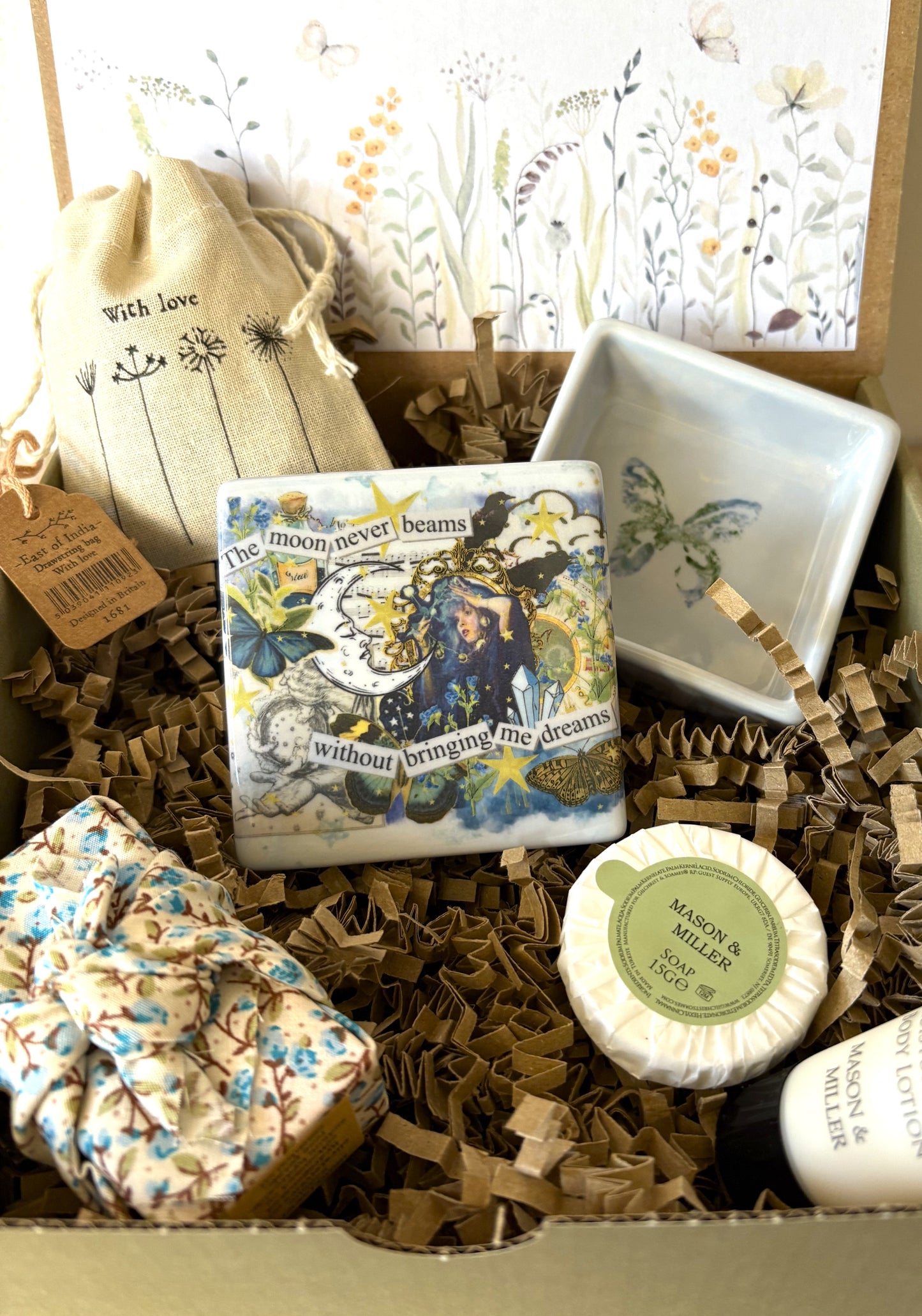 Millie's Pottery Stevie Nicks 'The moon never beams without bringing me dreams' Trinket Box Gift Set (Copy)