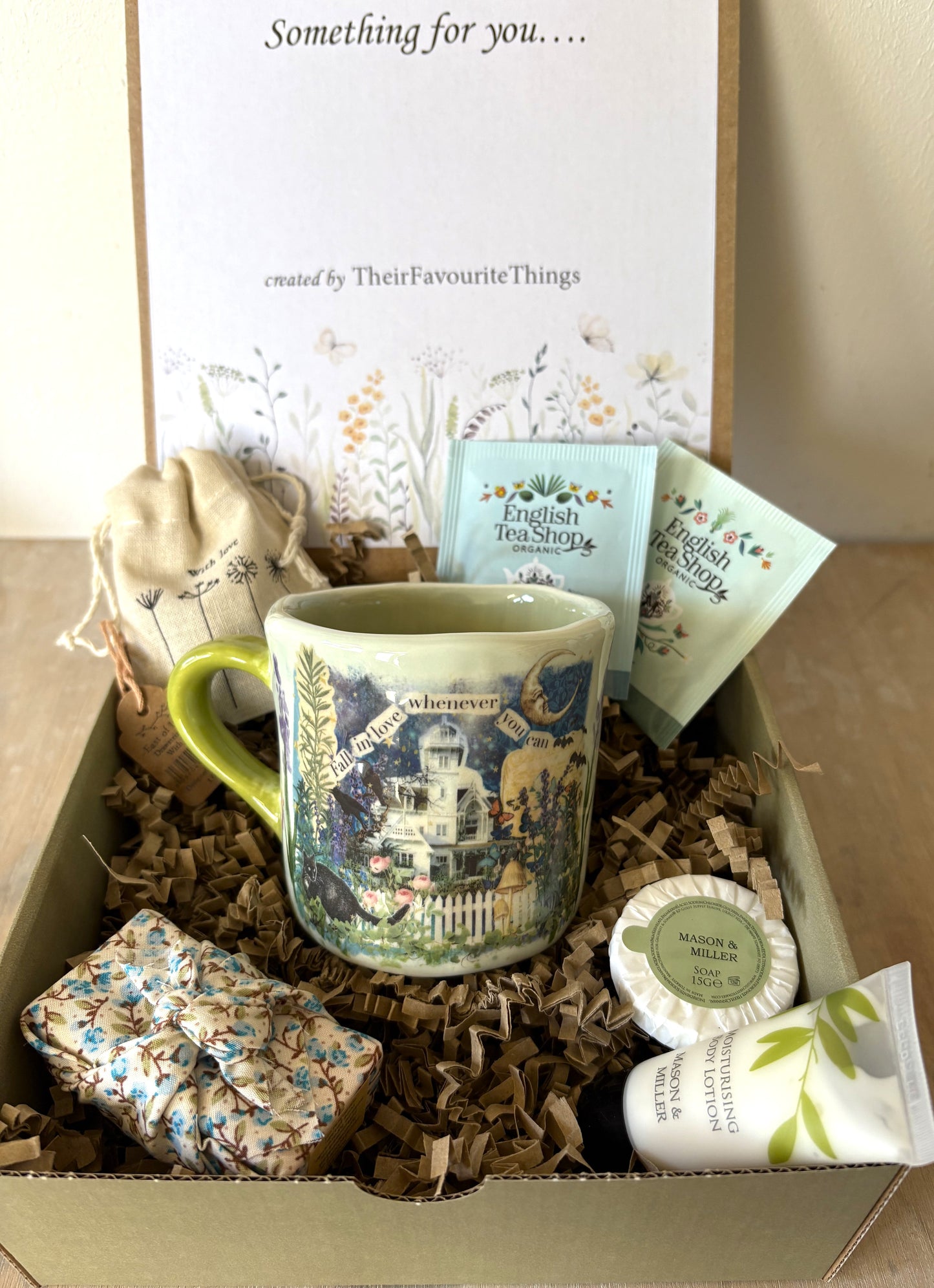 Millie's Pottery Practical Magic 'Fall in Love whenever you can' Small Mug Gift Set