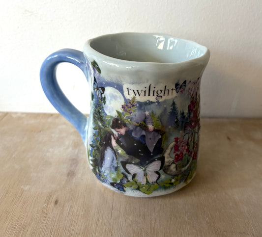 Millie's Pottery Twilight Large Tulip Shape Meadow Flower Mug