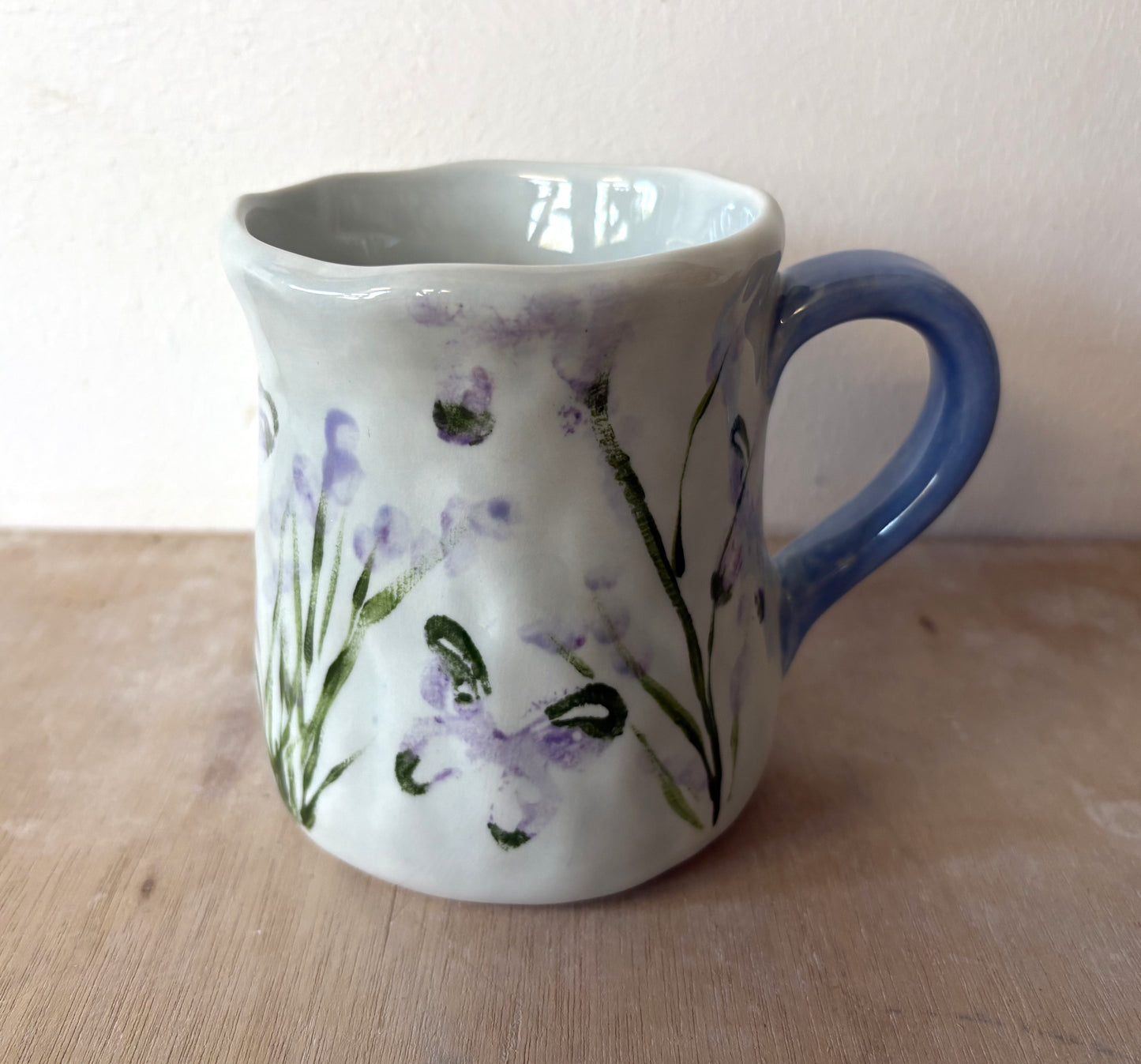 Millie's Pottery Twilight Large Tulip Shape Meadow Flower Mug