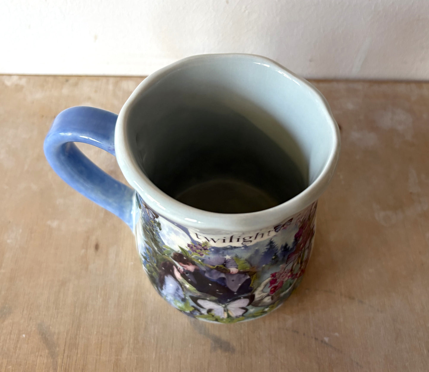 Millie's Pottery Twilight Large Tulip Shape Meadow Flower Mug