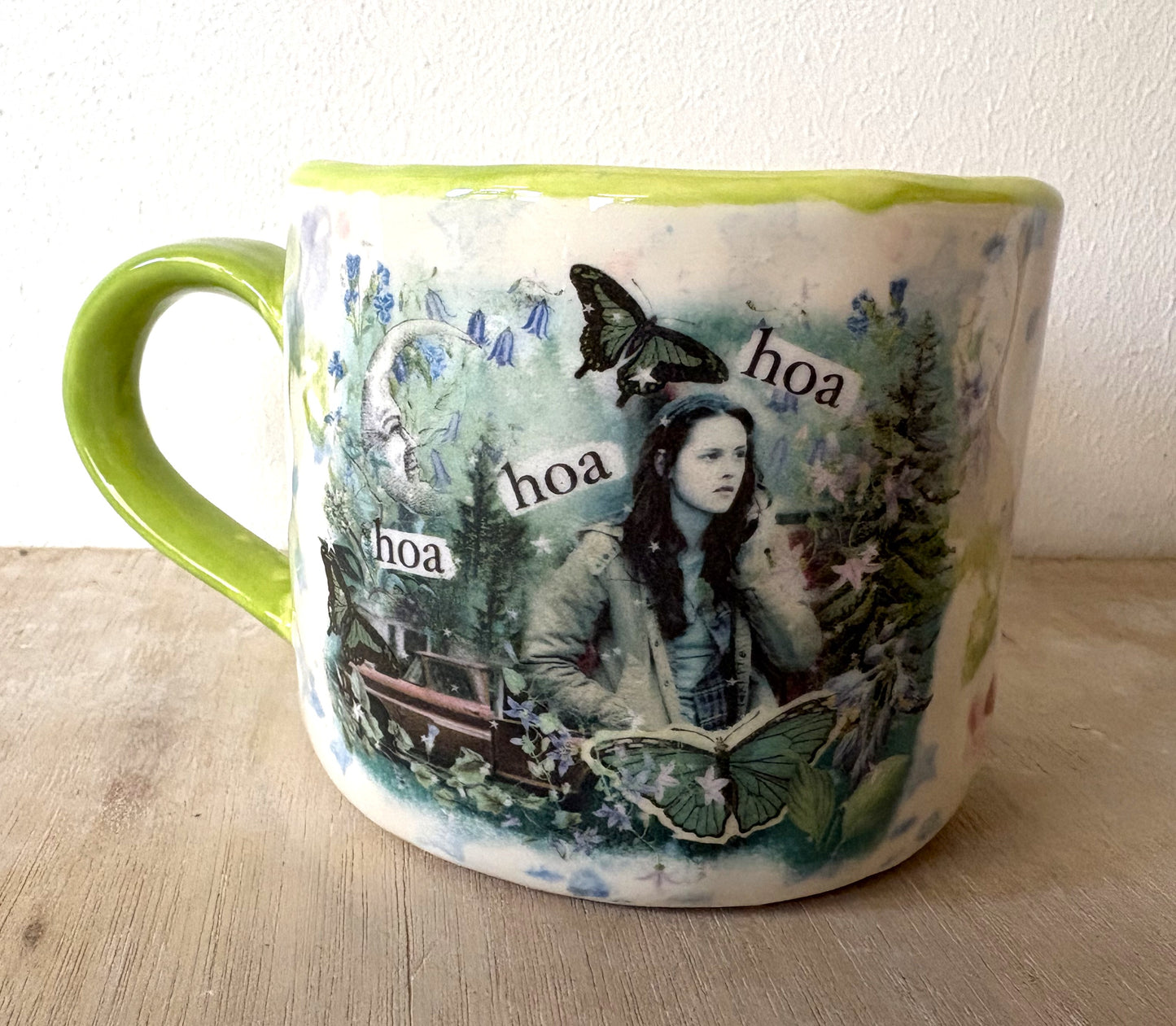 Millie's Pottery Twilight 'Hoa Hoa Hoa' Hand Made Mug