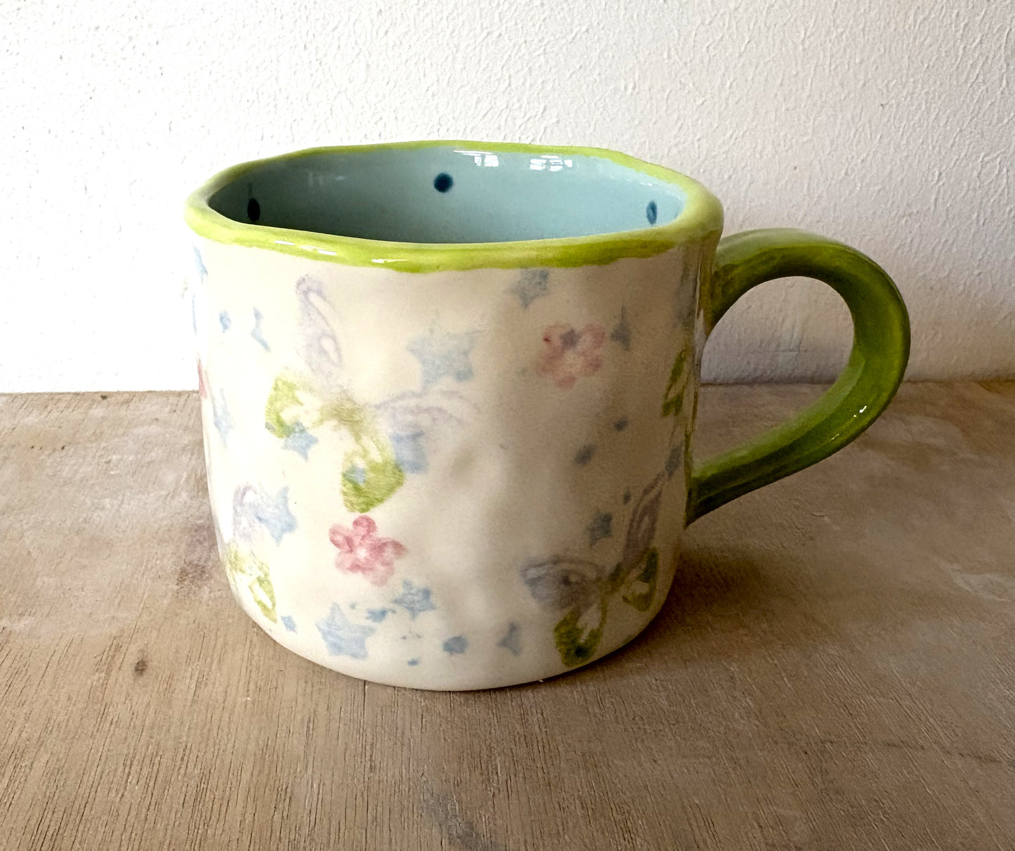 Millie's Pottery Twilight 'Hoa Hoa Hoa' Hand Made Mug