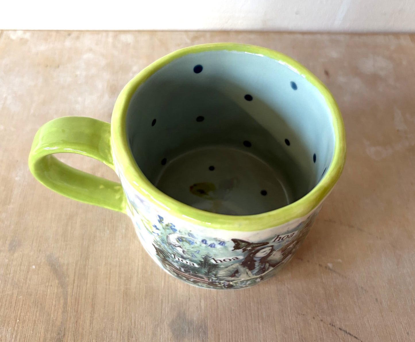 Millie's Pottery Twilight 'Hoa Hoa Hoa' Hand Made Mug