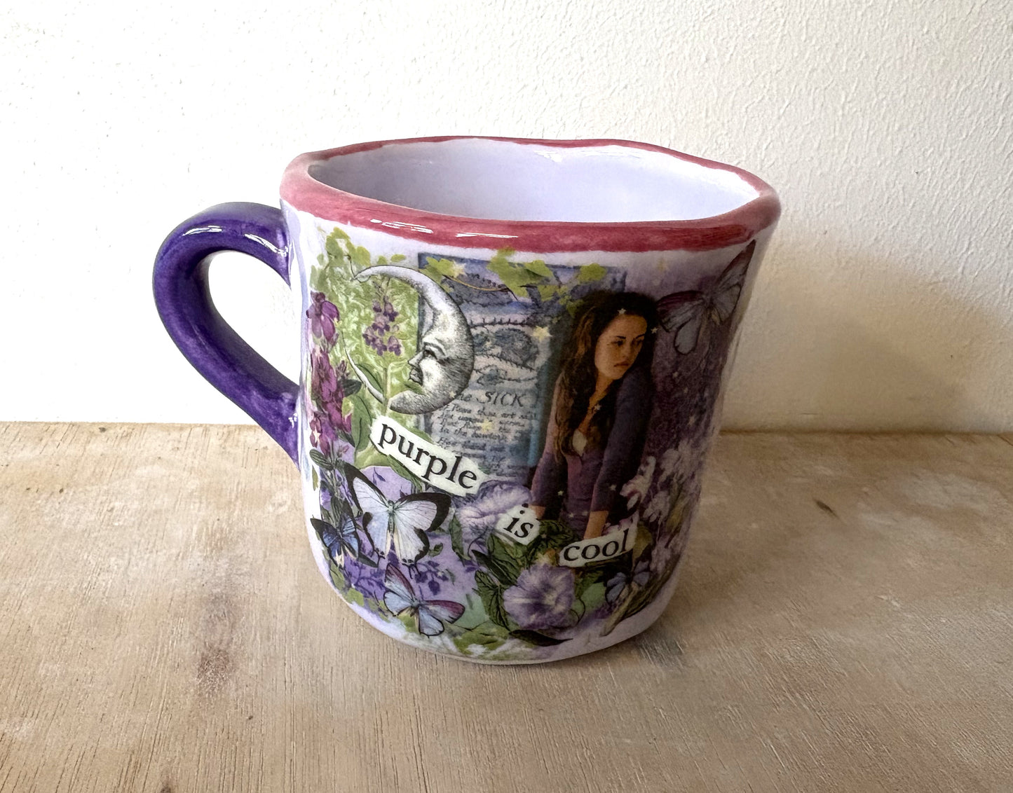 Millie's Pottery Small Purple is Cool Twilight Mug