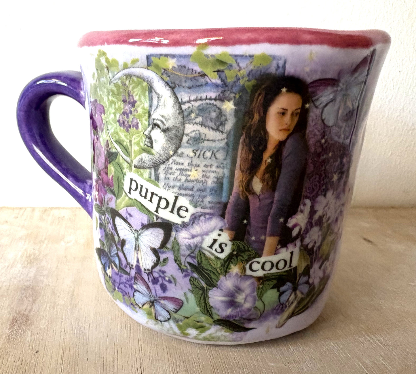 Millie's Pottery Small Purple is Cool Twilight Mug