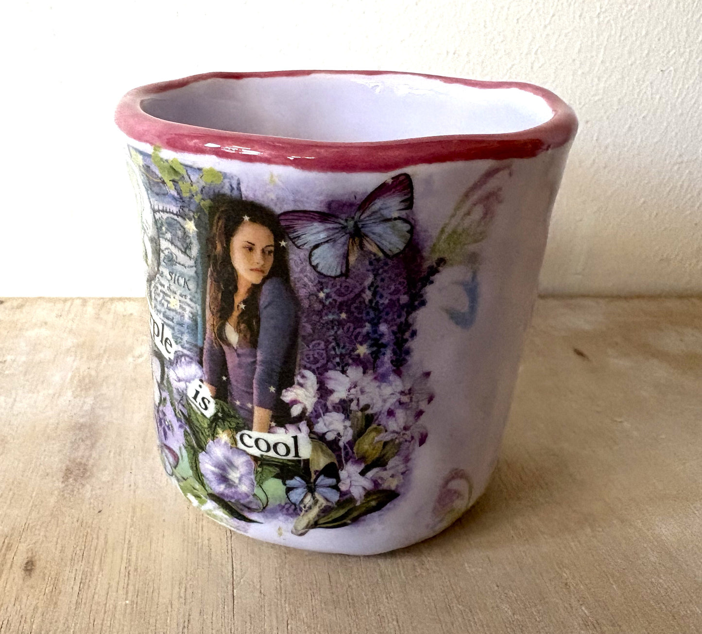 Millie's Pottery Small Purple is Cool Twilight Mug