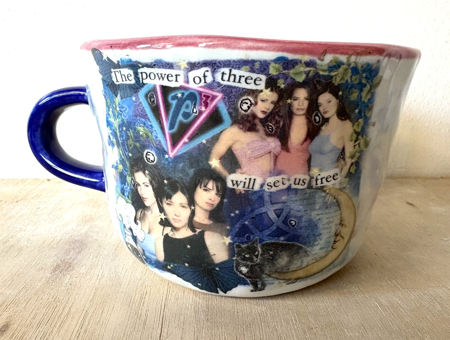 Millie's Pottery Charmed 'The Power of Three will Set us Free' Mug