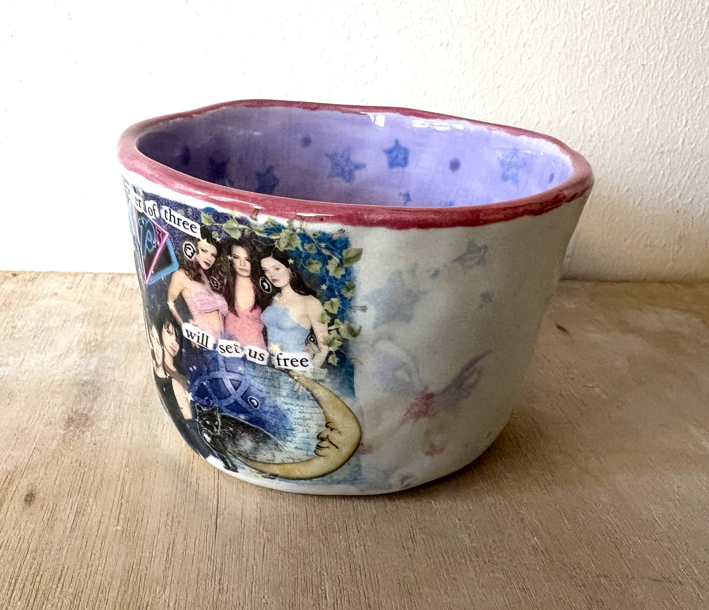 Millie's Pottery Charmed 'The Power of Three will Set us Free' Mug