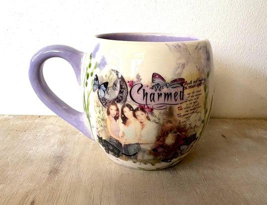 Millie's Pottery Charmed Design Lavender Mug