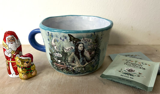 Millie's Pottery Twilight Hoa Hoa Hoa Mug Gift