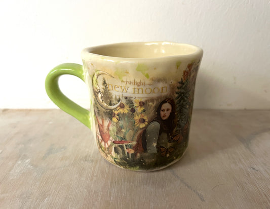 Millie's Pottery Small Twilight Sunflower New Moon Mug